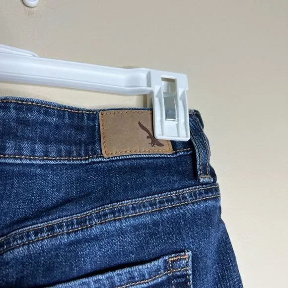 American eagle vintage hi-rise festival shorts women’s size 8 blue - Picture 3 of 8